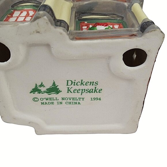 Vintage O'Well Dickens Keepsake Lighted House Victorian Christmas Village 1994 - Picture 7 of 7